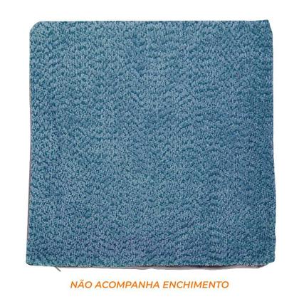 Imagem de Capa para Almofada 43x43cm de Microfibra Linho em Relevo - Rio Home