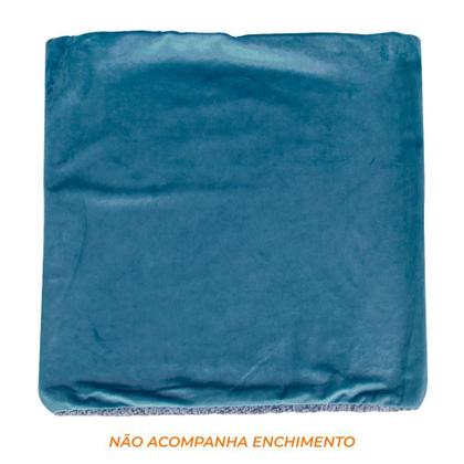 Imagem de Capa para Almofada 43x43cm de Microfibra Linho em Relevo - Rio Home