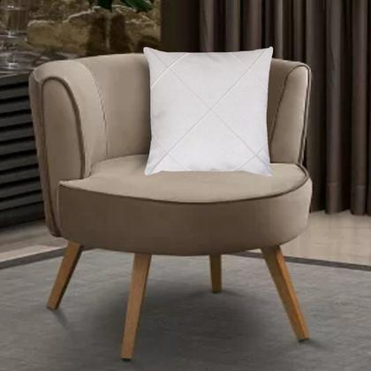 Imagem de Capa para Almofada Drapeada em Veludo Quadrada Várias Cores