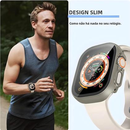Imagem de Capa para Apple Watch Ultra 49mm com Protetor de Tela e Acessórios de Pulseira