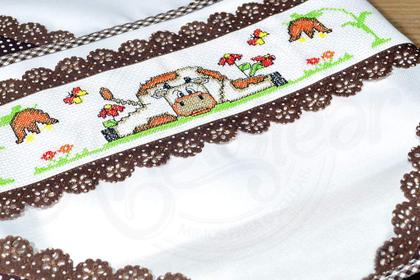 Imagem de Capa para Assadeira Vaquinha com Flores