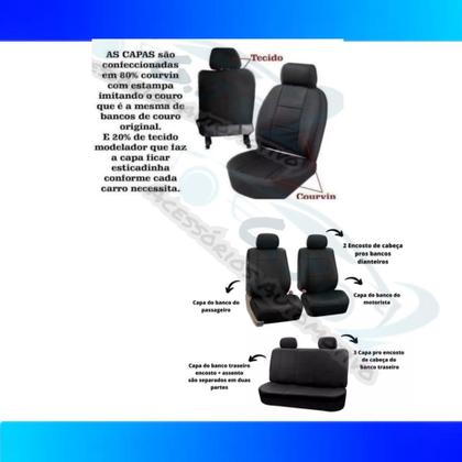 Imagem de capa para banco de carro em couro cor preto cobalt 2005a10