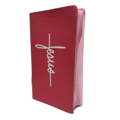 Imagem de Capa para Bíblia de Estudo Grande com Zíper Escrito Jesus  Número 13