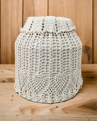 Imagem de Capa Para Botijão De Gás 55 x 55cm Crochê Artesanal