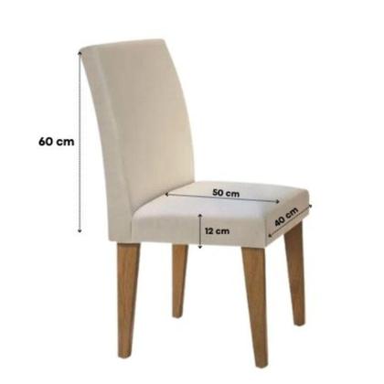 Imagem de Capa para Cadeira de Jantar Malha Renove com Elástico Cores Lisas