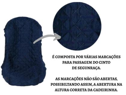 Imagem de Capa Para Cadeirinha De Carro Criança Bebe 2 Peças Algodão