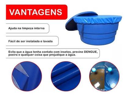 Imagem de Capa Para Caixa D Água Redonda Lona De 1000 Lts