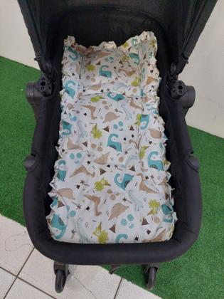Imagem de Capa para carrinho de bebê dinossauro verde menino