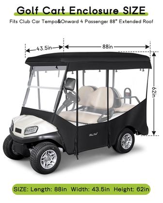 Imagem de Capa para Carrinho de Golfe WEIMELL Club Car Tempo Onward