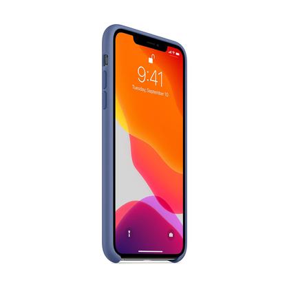 Imagem de Capa para celular Apple iPhone 11 Pro Max, silicone, linho, azul