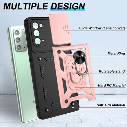 Imagem de Capa para celular ATUMP Galaxy Note 20 5G 6,7" à prova de choque