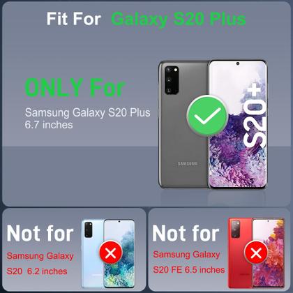 Imagem de Capa para celular ATUMP Galaxy S20 Plus 6,7" verde à prova de choque