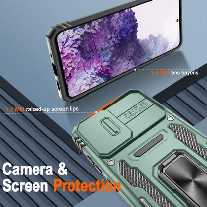 Imagem de Capa para celular ATUMP Galaxy S20 Plus 6,7" verde à prova de choque