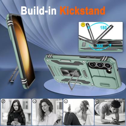 Imagem de Capa para celular ATUMP Galaxy S23 6.1" à prova de choque verde