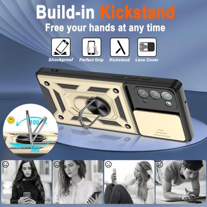 Imagem de Capa para celular ATUMP Note 20 5G 6,7" à prova de choque dourada