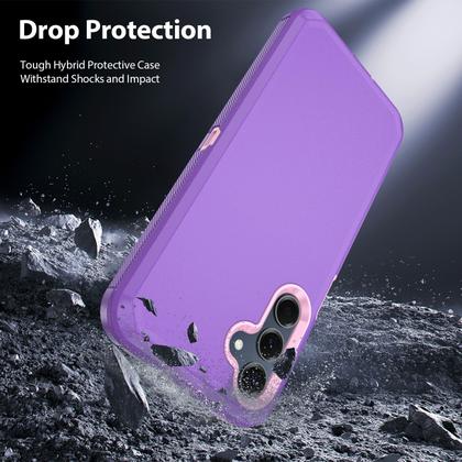 Imagem de Capa para celular COOYA Galaxy A16 6,7" roxa robusta