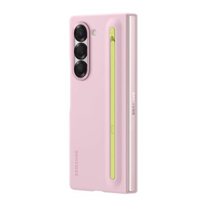 Imagem de Capa para celular SAMSUNG Galaxy Z Fold 6 S Pen com suporte rosa