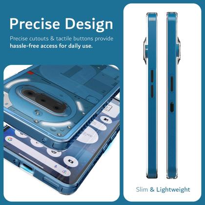 Imagem de Capa para celular TUDIA LUCION for Nothing Phone 3a à prova de choque transparente