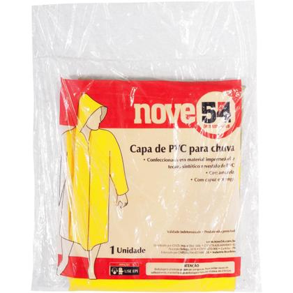 Imagem de Capa Para Chuva de Pvc com Forro GG Amarela - Nove54