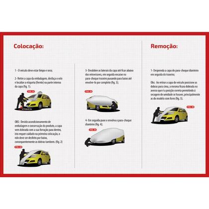 Imagem de Capa Para Cobrir Carro Com forro Total Tamanho M Impermeável Carrhel - TAMANHO M
