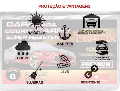 Imagem de Capa Para Cobrir Carro P M G  resistente  Impermeável Anti-uv PIETRIX Ss