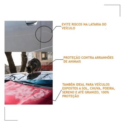 Imagem de Capa Para Cobrir Chery Face Proteção Carro Impermeável Forrada Sol E Chuva - TAMANHO P