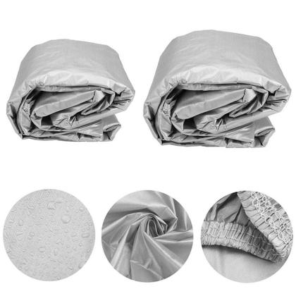 Imagem de Capa Para Cobrir Moto Impermeável Térmica Sol Chuva Forrada