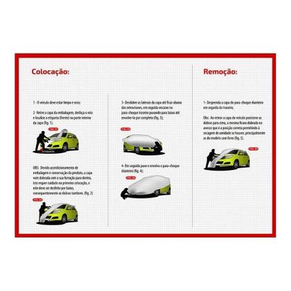 Imagem de Capa Para Cobrir Suzuki Swift Proteção Carro Impermeável Forrada Sol E Chuva - TAMANHO P