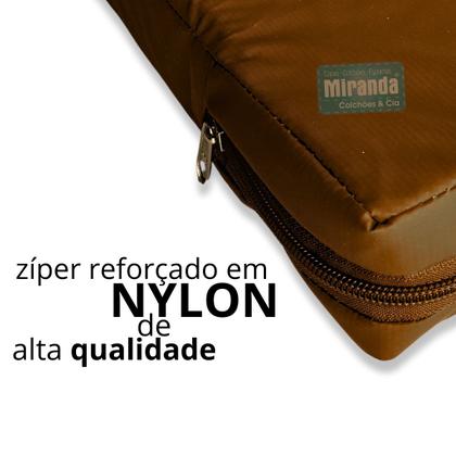 Imagem de Capa Para Colchão Berço Mini Cama Impermeável Com Zíper Marrom