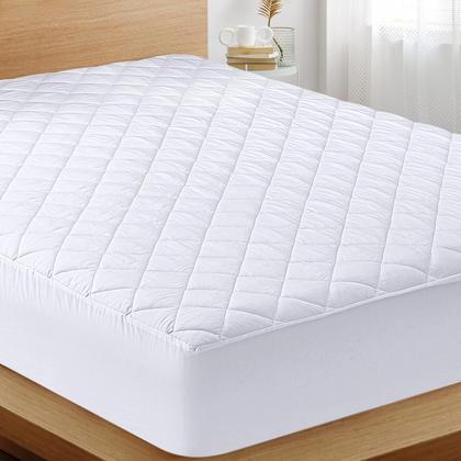 Imagem de Capa para Colchao Casal Box Standard Protetor Colchão Enxoval Branco Poliester 138xm X 188cm
