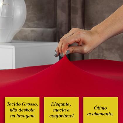 Imagem de Capa Para Colchão Casal Padrão Malha Gel Com Zíper Protetor Tabaco