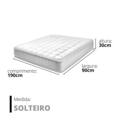 Imagem de Capa Para Colchão Solteiro - 90cm x 190cm x 30cm