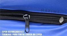 Imagem de Capa para Colchão Solteiro Impermeável 100% Poliéster Cor Azul