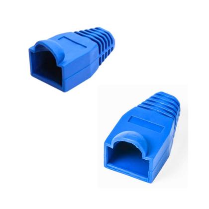 Imagem de Capa Para Conector Modular Rj 45 - Azul  Com 10 Peças