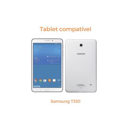 Imagem de Capa para de Tablet 8 Polegadas com Design Emborrachado + Película Anti Brilho