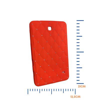 Imagem de Capa para de Tablet 8 Polegadas com Design Emborrachado + Película Anti Brilho