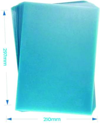Imagem de Capa para Encadernação 0,40 A4 Transparente PP Couro 50 Un