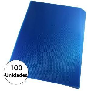 Imagem de Capa para encadernação A4 Azul PP Line 0,30mm 100un