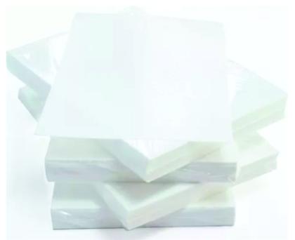 Imagem de Capa Para Encadernação A4 Branco Couro 0,40 50 Un