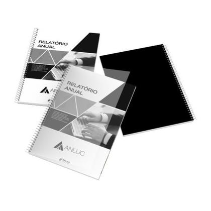 Imagem de Capa Para Encadernação A4 Preta Pp 0,30 100un