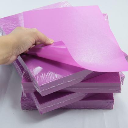 Imagem de Capa Para Encadernação Rosa A4  Pp Couro Fundo  100 Un