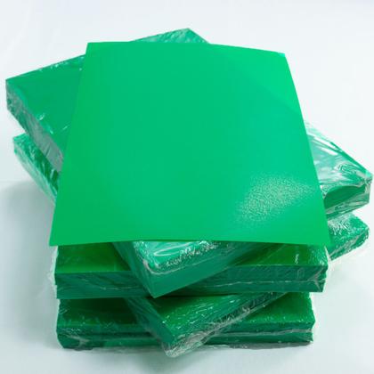 Imagem de Capa Para Encadernação Verde Limão A4 Pp Couro Fundo 100 Un