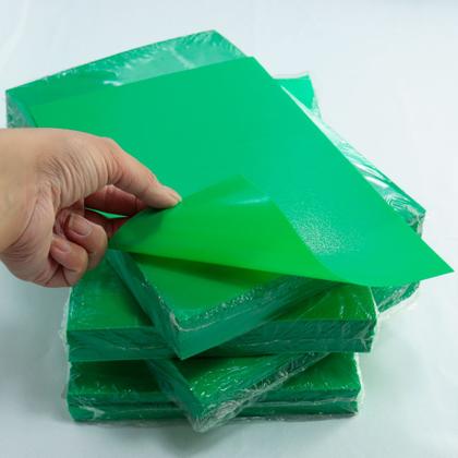 Imagem de Capa Para Encadernação Verde Limão A4 Pp Couro Fundo 100 Un