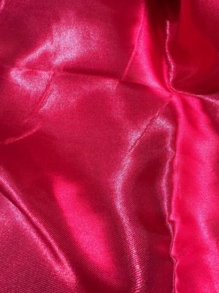 Imagem de Capa para Fantasia Vermelha Metalizada Adulto p/ festa