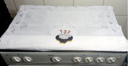 Imagem de Capa Para Fogão De 6 Bocas De Renda