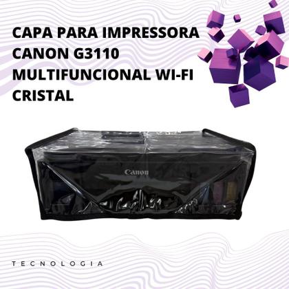 Imagem de Capa para impressora canon g3110 multifuncional wifi cristal