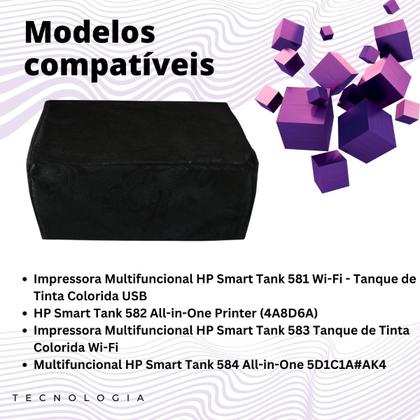 Imagem de Capa para impressora h p smart tank 583, 584 wifi impermeável flex