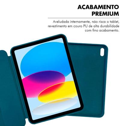 Imagem de Capa Para Ipad 10 10.9 10ª Geração Case Smart Resistente Proteção Fina Magnética Leve Premium