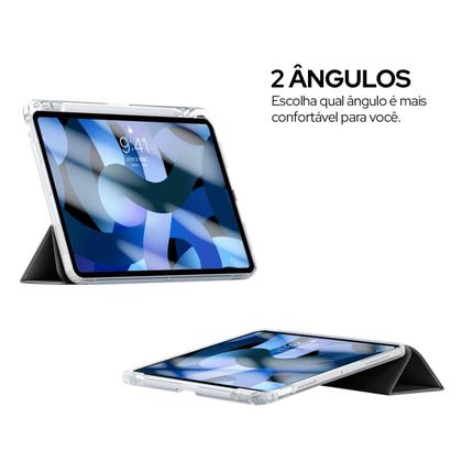 Imagem de Capa para iPad 10ª Geração 2022 Translucida Cor:Preto