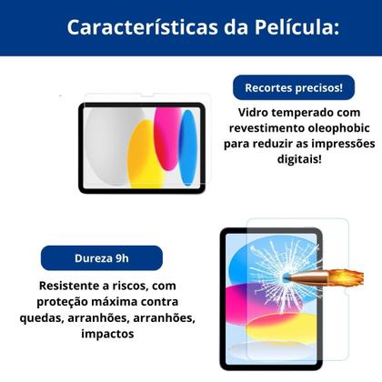 Imagem de Capa para iPad 11 2025 (A16) A3355 + Pelicula de tela